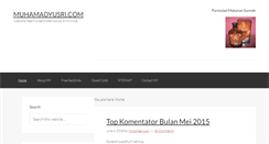Desktop Screenshot of muhamadyusri.com