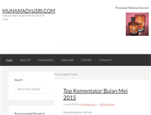 Tablet Screenshot of muhamadyusri.com